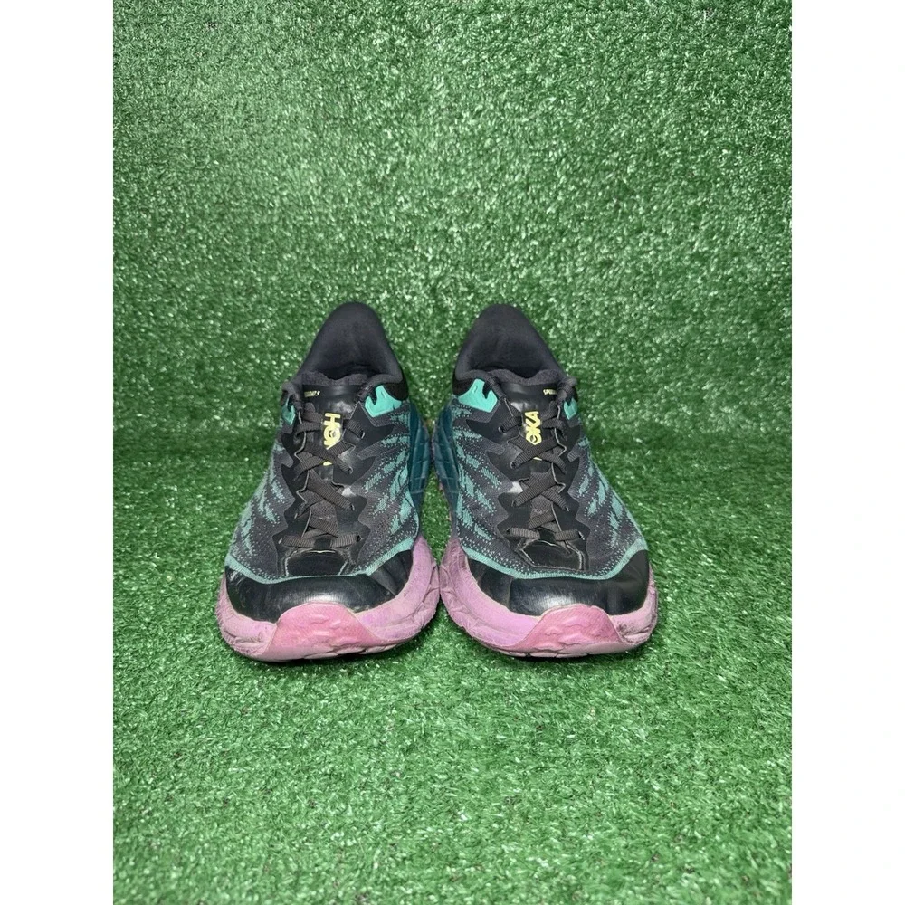Hoka One One Speedgoat 5 Mens Size 12 D Multicolor Comfort Shoes Vibram Sneakers